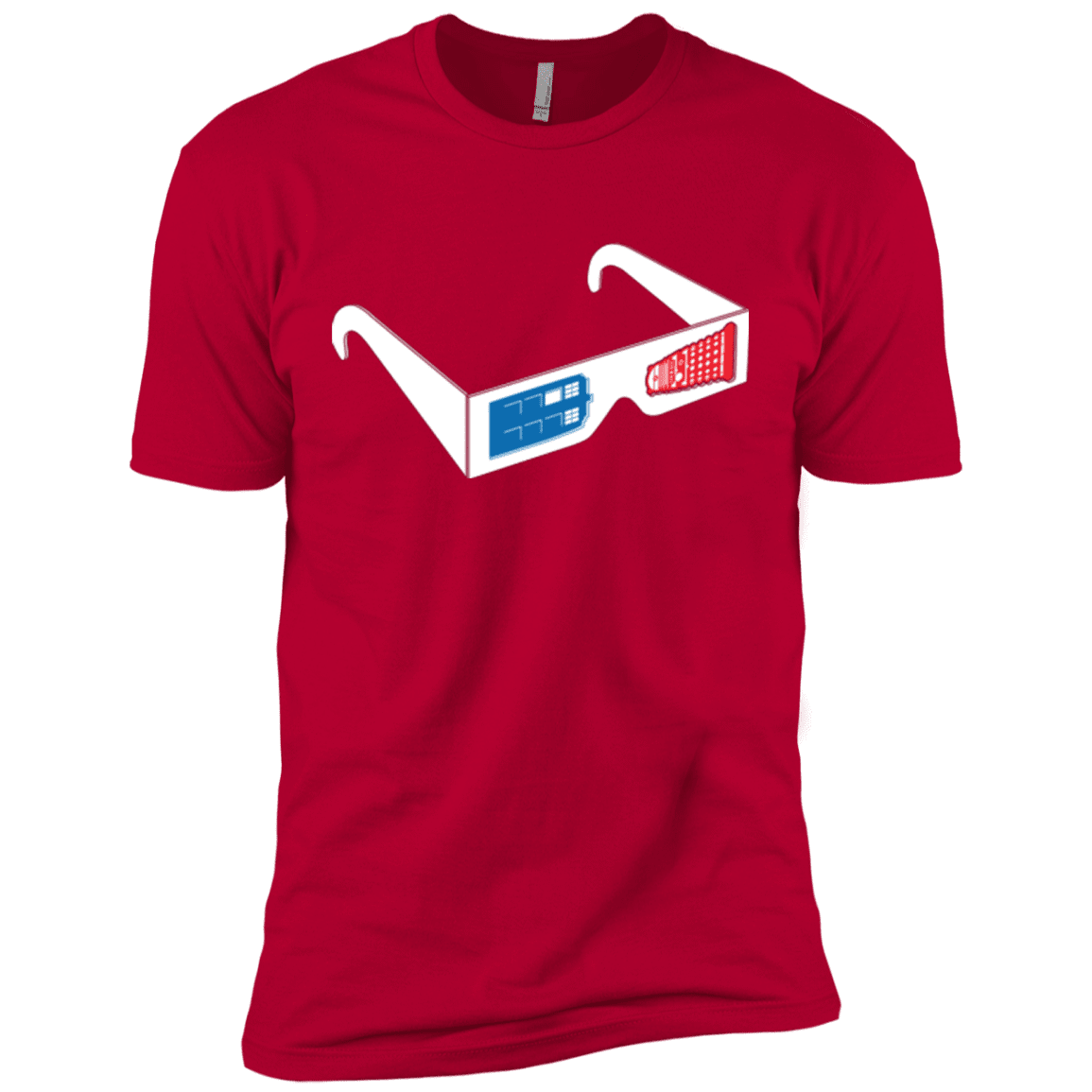 T-Shirts Red / X-Small 3DW Men's Premium T-Shirt