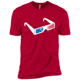 T-Shirts Red / X-Small 3DW Men's Premium T-Shirt