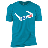 T-Shirts Turquoise / X-Small 3DW Men's Premium T-Shirt