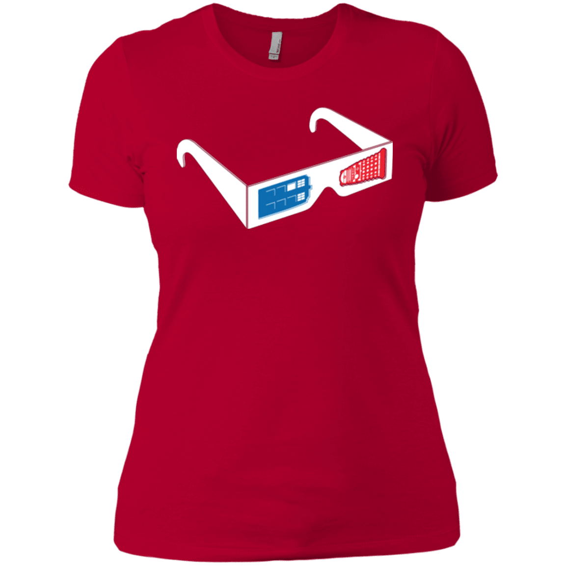 T-Shirts Red / X-Small 3DW Women's Premium T-Shirt