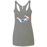 T-Shirts Venetian Grey / X-Small 3DW Women's Triblend Racerback Tank