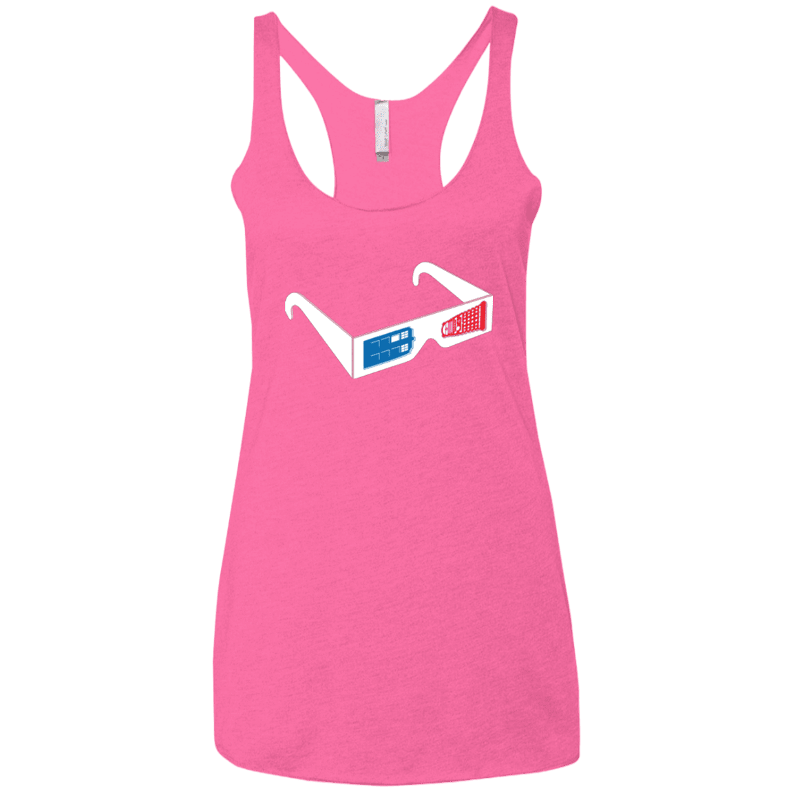 T-Shirts Vintage Pink / X-Small 3DW Women's Triblend Racerback Tank