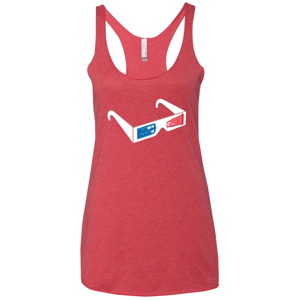 T-Shirts Vintage Red / X-Small 3DW Women's Triblend Racerback Tank