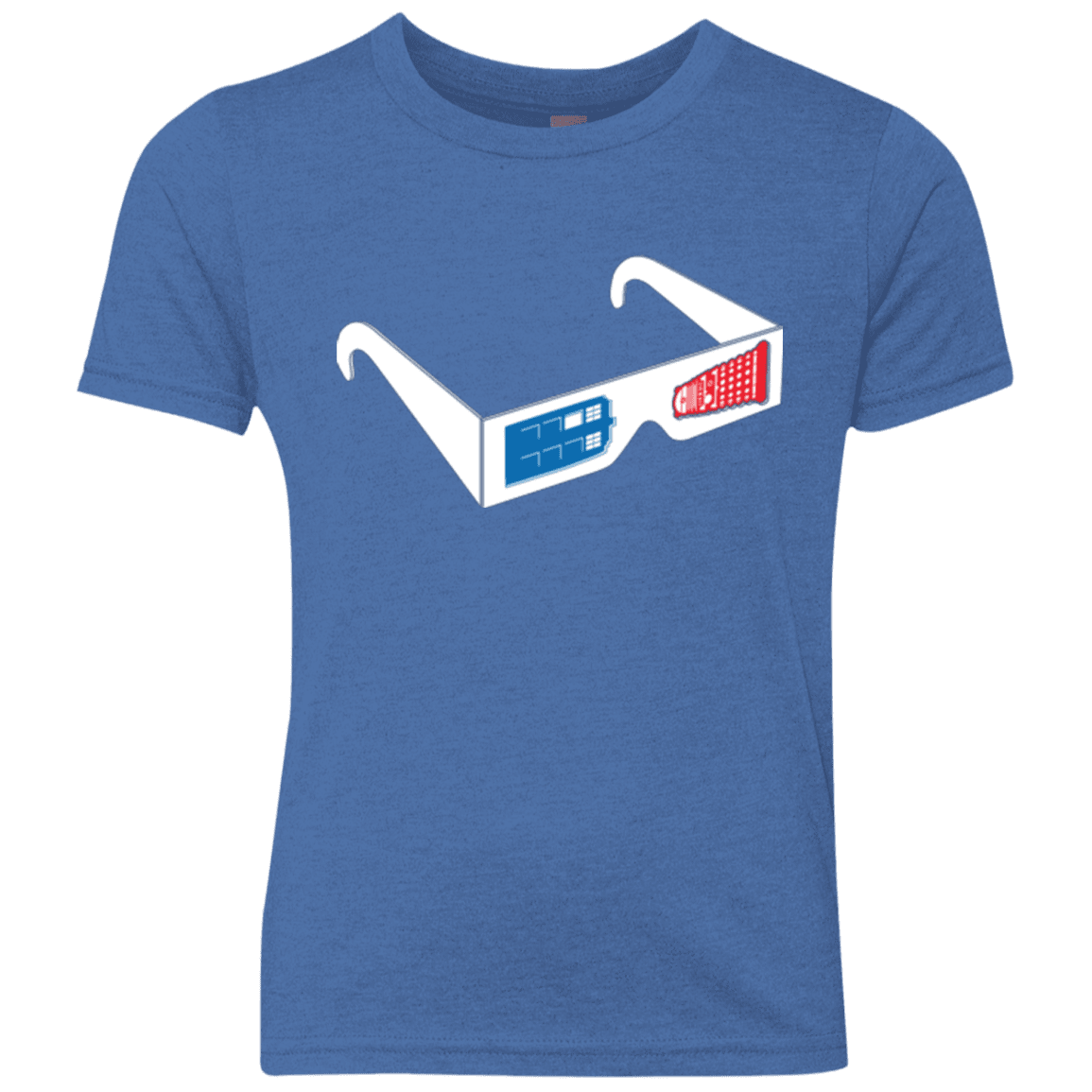 T-Shirts Vintage Royal / YXS 3DW Youth Triblend T-Shirt