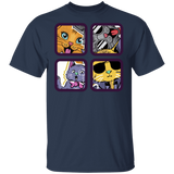 T-Shirts Navy / S 4 Cool Cats T-Shirt