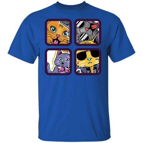 T-Shirts Royal / S 4 Cool Cats T-Shirt