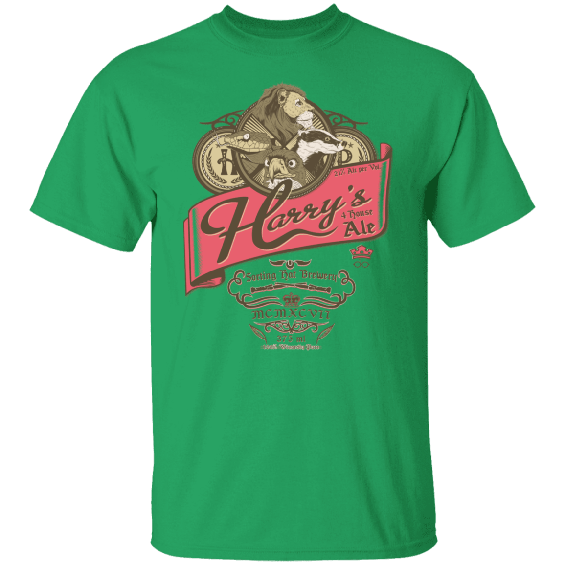 T-Shirts Irish Green / S 4 House Ale T-Shirt