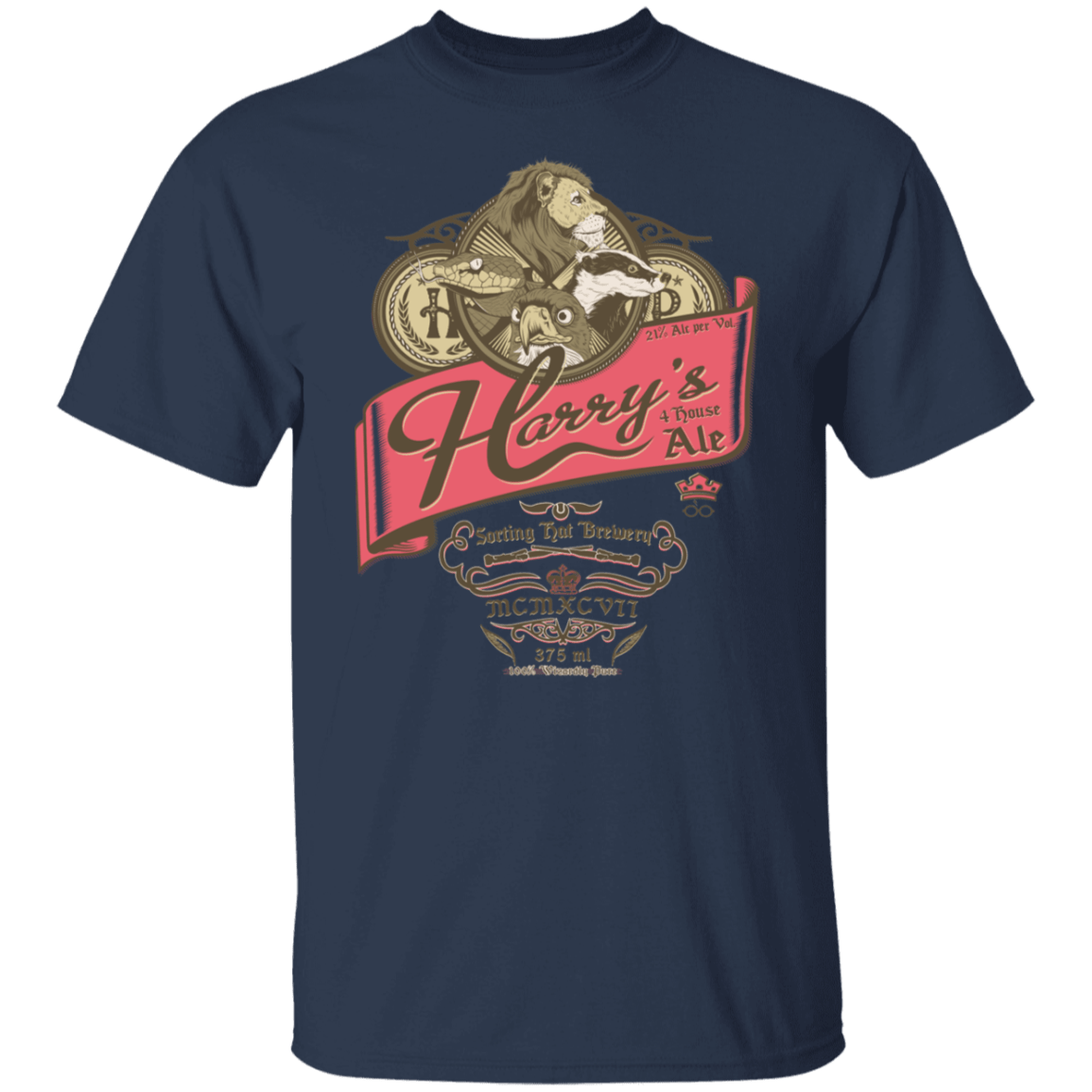 T-Shirts Navy / S 4 House Ale T-Shirt