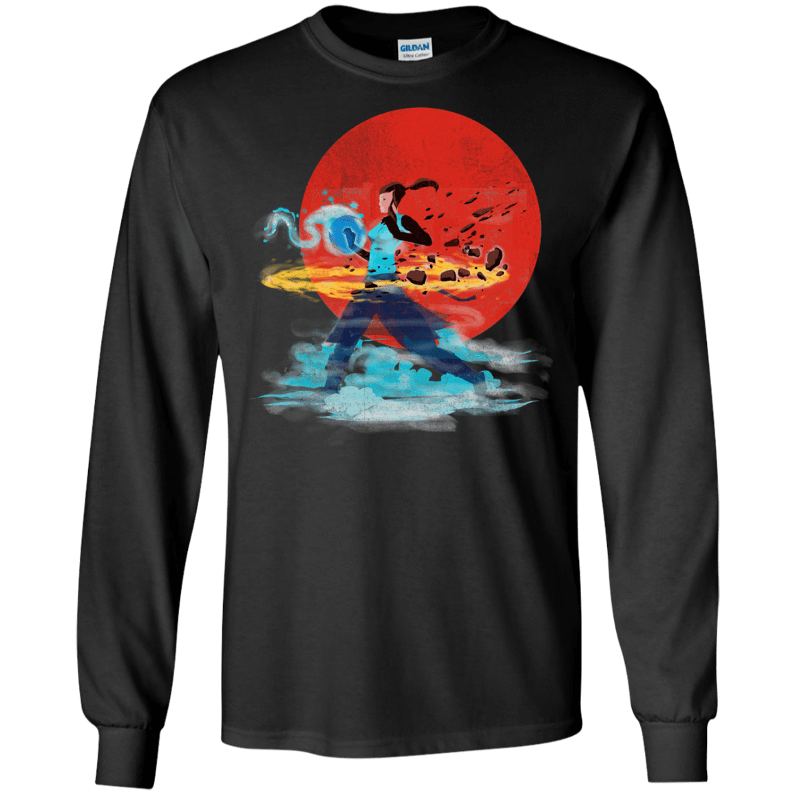 T-Shirts Black / S 4 powers Men's Long Sleeve T-Shirt