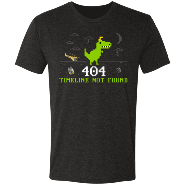 T-Shirts Vintage Black / S 404 Timeline Men's Triblend T-Shirt