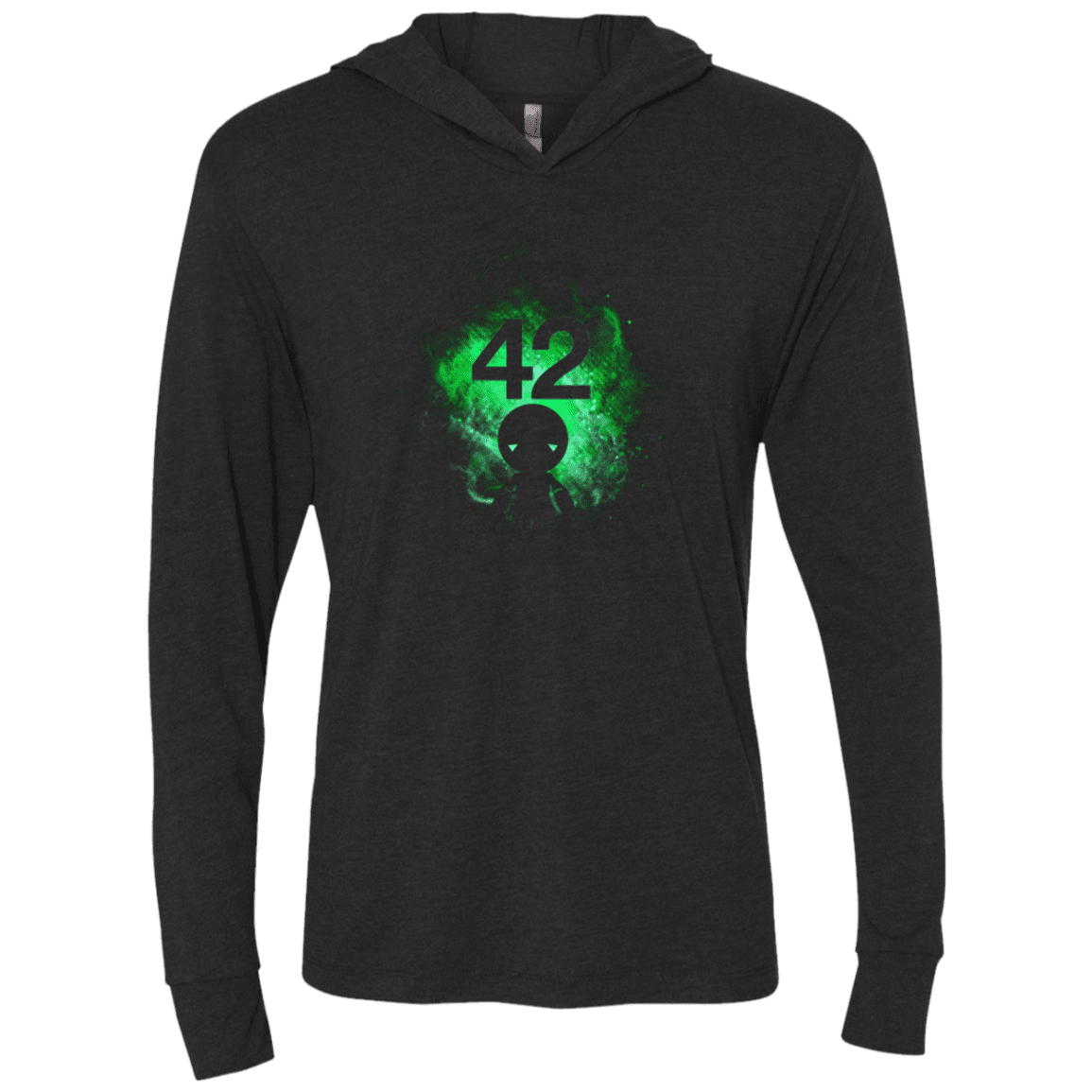 T-Shirts Vintage Black / X-Small 42 ART Triblend Long Sleeve Hoodie Tee