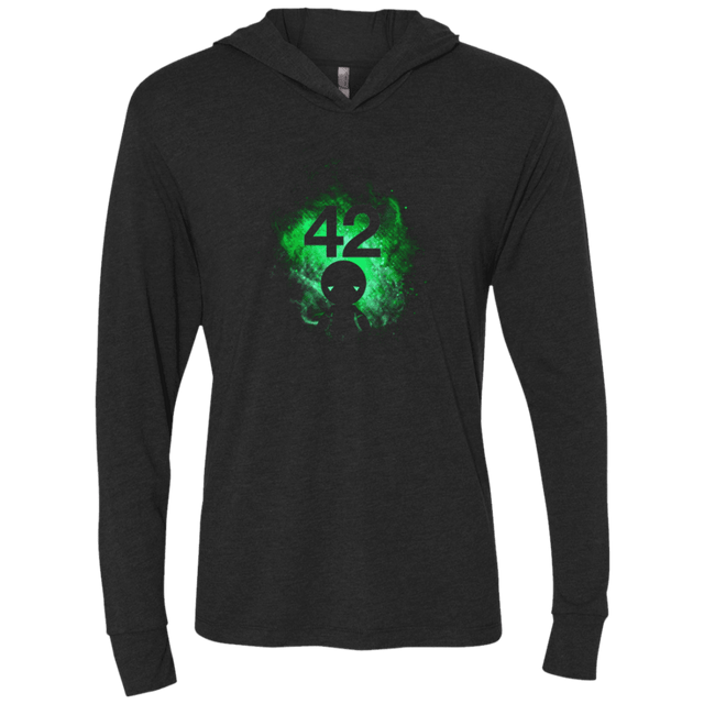 T-Shirts Vintage Black / X-Small 42 ART Triblend Long Sleeve Hoodie Tee