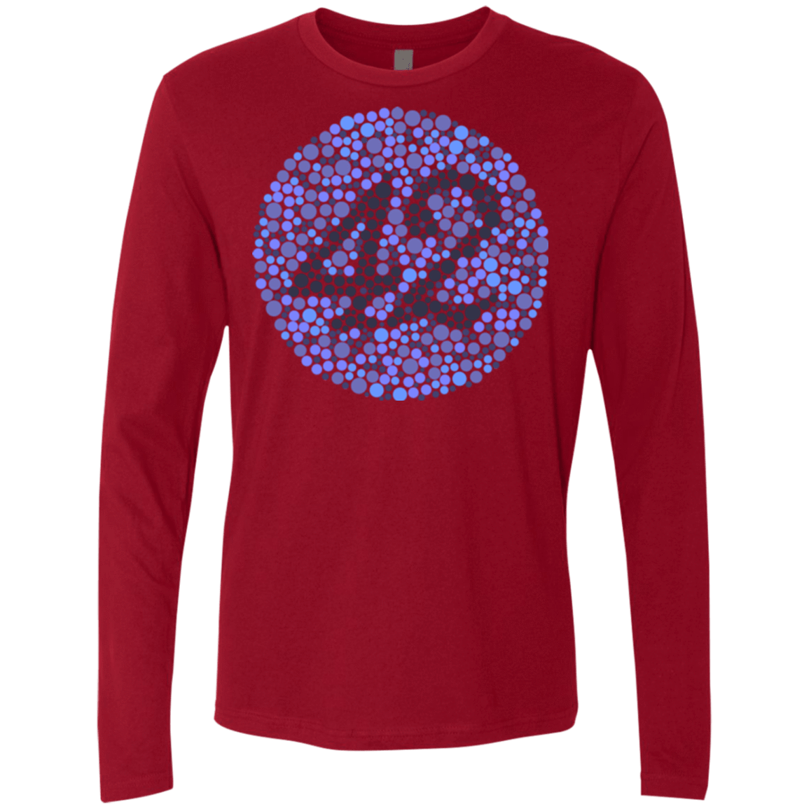 T-Shirts Cardinal / Small 42 blind test Men's Premium Long Sleeve