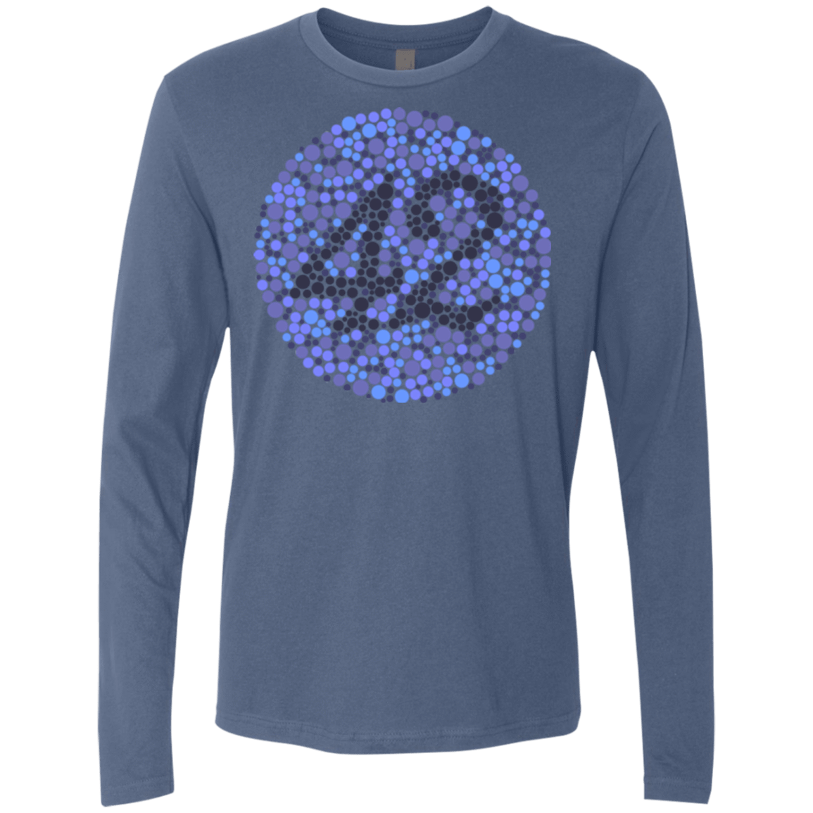 T-Shirts Indigo / Small 42 blind test Men's Premium Long Sleeve