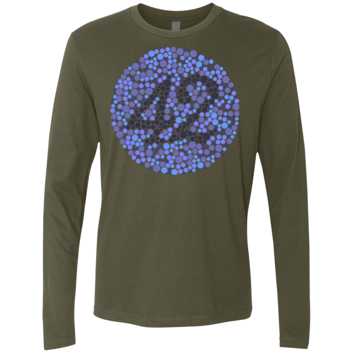 T-Shirts Military Green / Small 42 blind test Men's Premium Long Sleeve