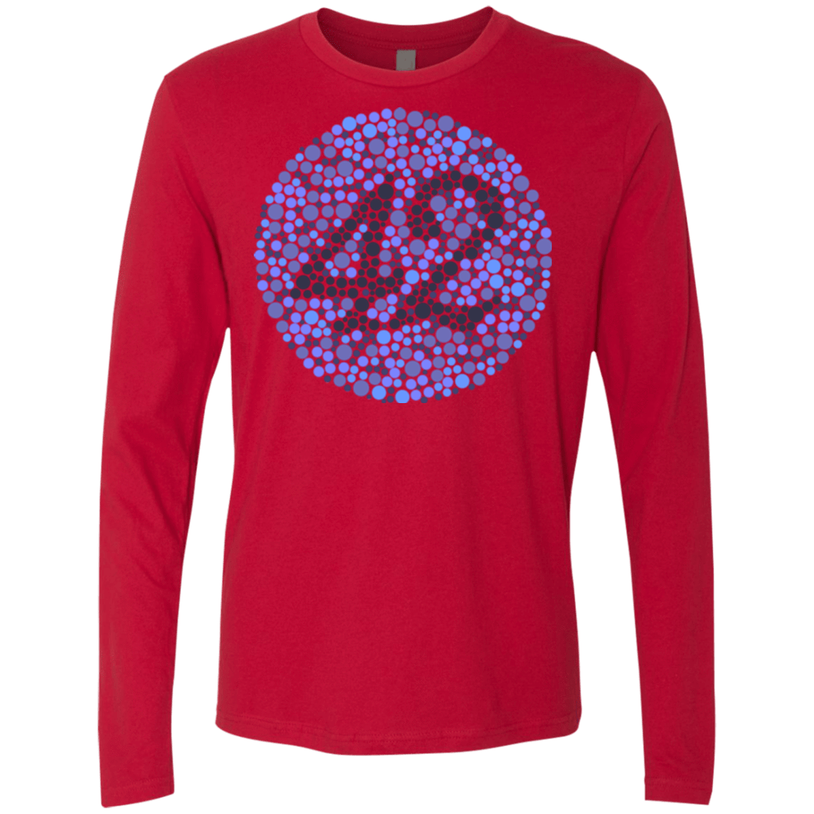 T-Shirts Red / Small 42 blind test Men's Premium Long Sleeve