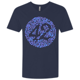 T-Shirts Midnight Navy / X-Small 42 blind test Men's Premium V-Neck