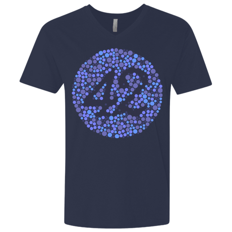 T-Shirts Midnight Navy / X-Small 42 blind test Men's Premium V-Neck