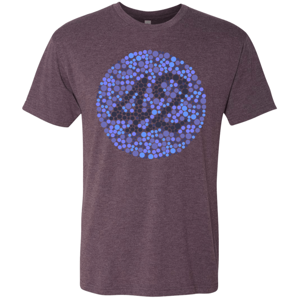 T-Shirts Vintage Purple / Small 42 blind test Men's Triblend T-Shirt