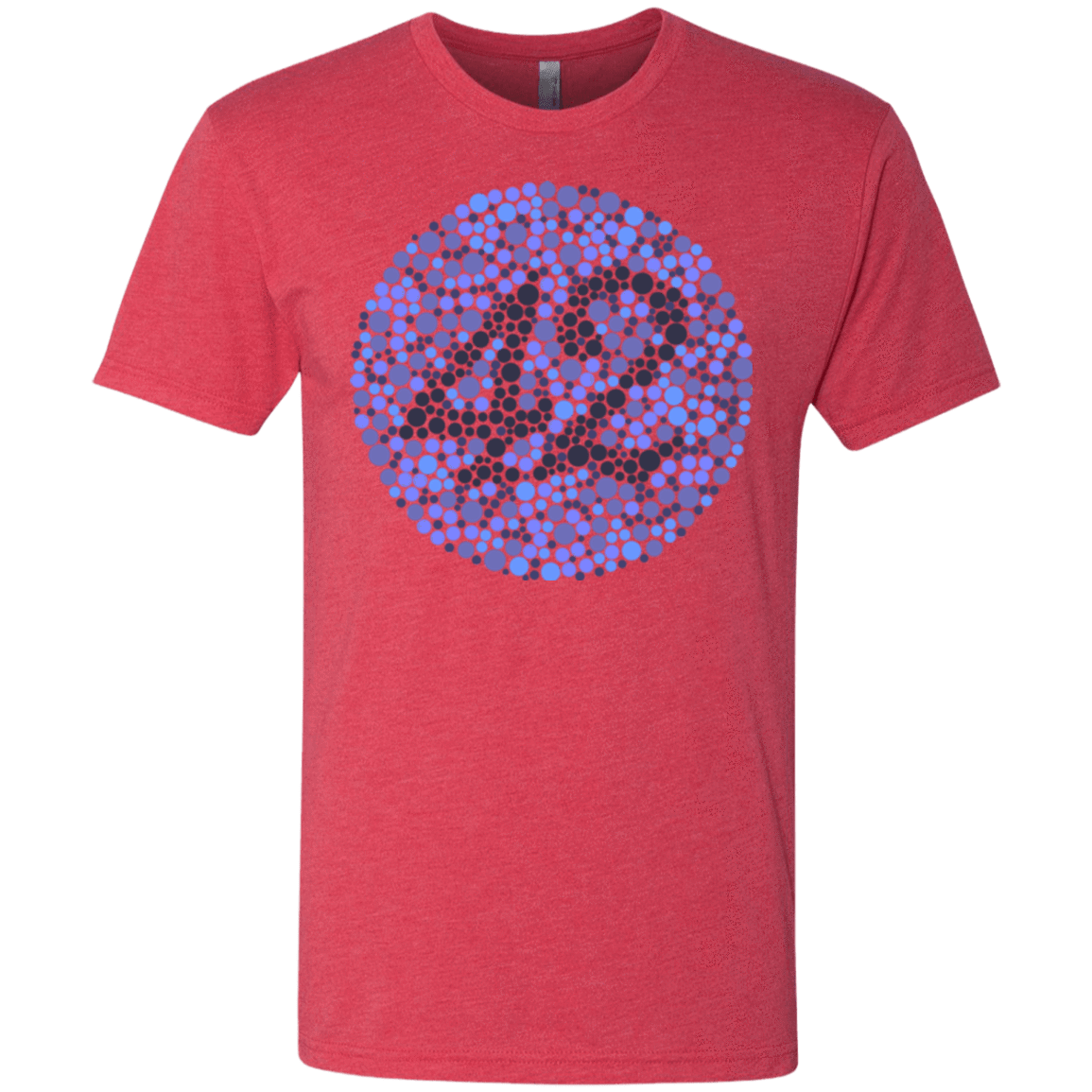 T-Shirts Vintage Red / Small 42 blind test Men's Triblend T-Shirt