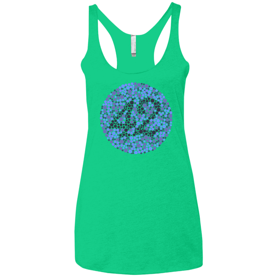 T-Shirts Envy / X-Small 42 blind test Women's Triblend Racerback Tank