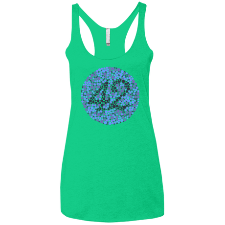 T-Shirts Envy / X-Small 42 blind test Women's Triblend Racerback Tank