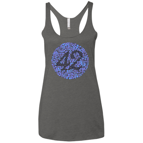 T-Shirts Premium Heather / X-Small 42 blind test Women's Triblend Racerback Tank