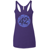 T-Shirts Purple / X-Small 42 blind test Women's Triblend Racerback Tank