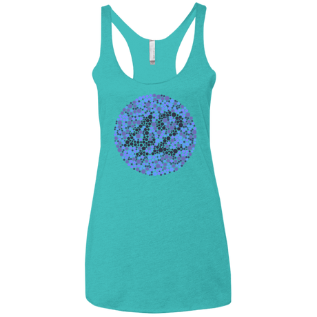 T-Shirts Tahiti Blue / X-Small 42 blind test Women's Triblend Racerback Tank