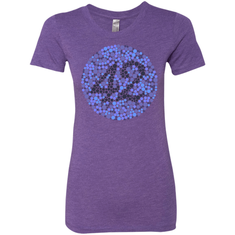 T-Shirts Purple Rush / Small 42 blind test Women's Triblend T-Shirt