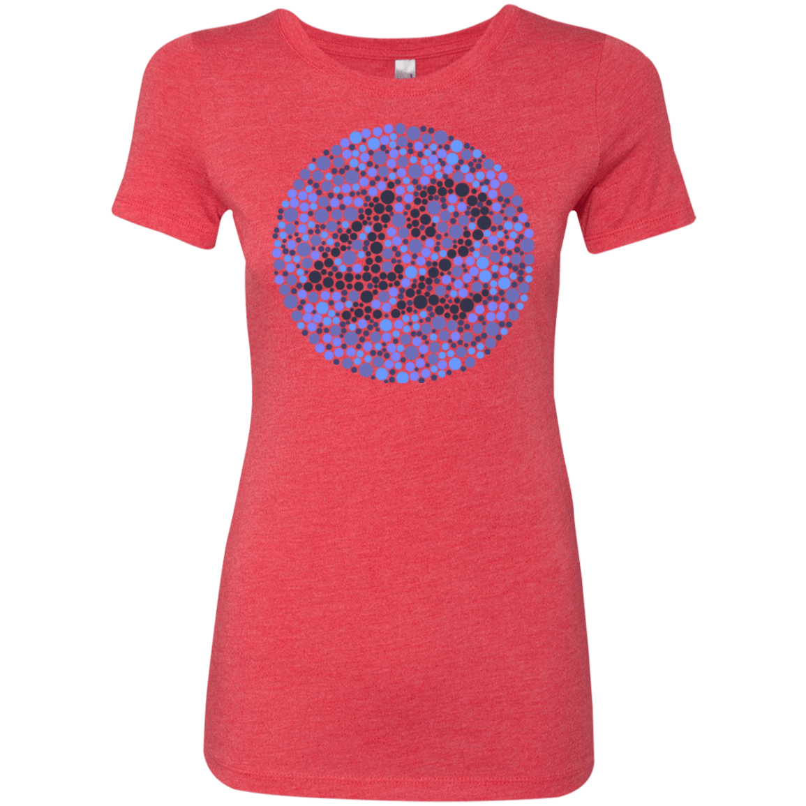 T-Shirts Vintage Red / Small 42 blind test Women's Triblend T-Shirt