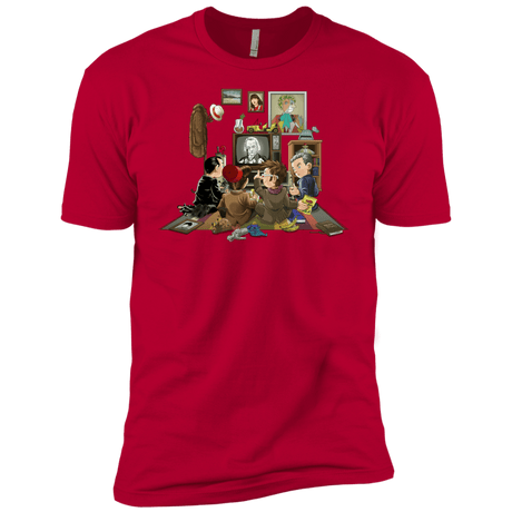 T-Shirts Red / YXS 50 Years Of The Doctor Boys Premium T-Shirt