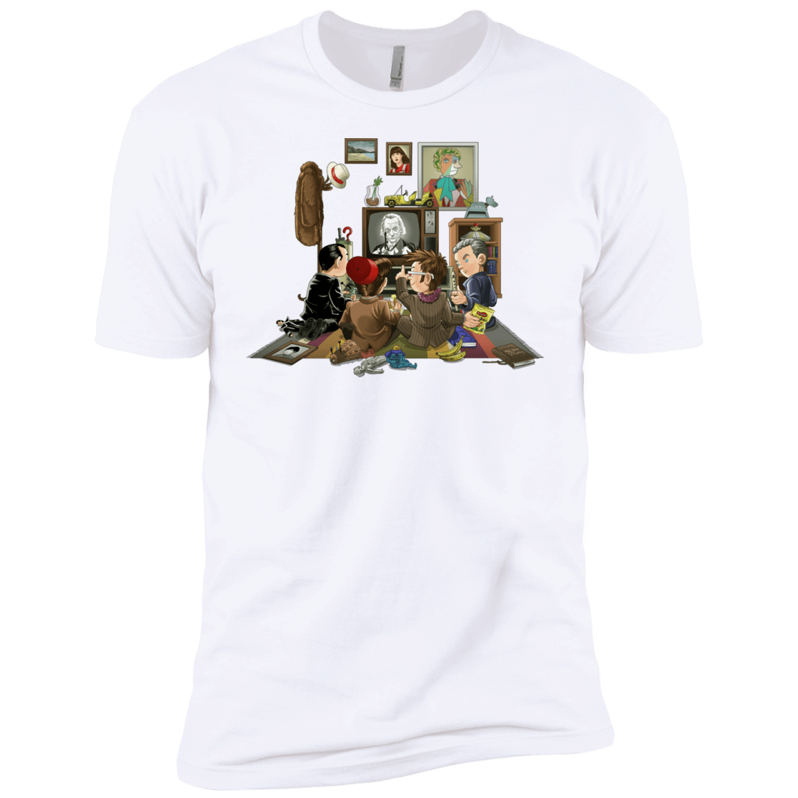 T-Shirts White / YXS 50 Years Of The Doctor Boys Premium T-Shirt