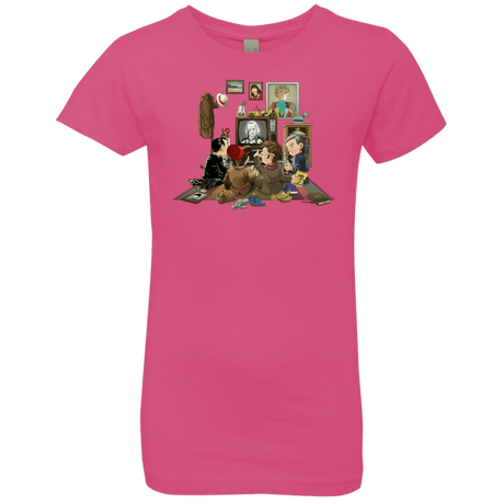 T-Shirts Hot Pink / YXS 50 Years Of The Doctor Girls Premium T-Shirt