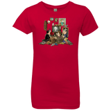 T-Shirts Red / YXS 50 Years Of The Doctor Girls Premium T-Shirt