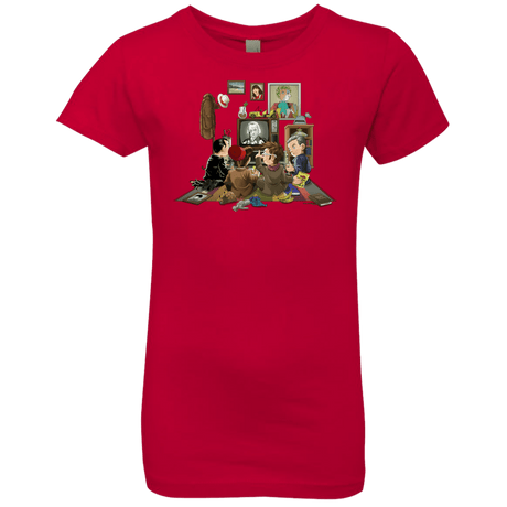 T-Shirts Red / YXS 50 Years Of The Doctor Girls Premium T-Shirt