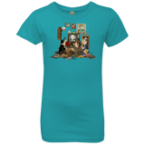 T-Shirts Tahiti Blue / YXS 50 Years Of The Doctor Girls Premium T-Shirt