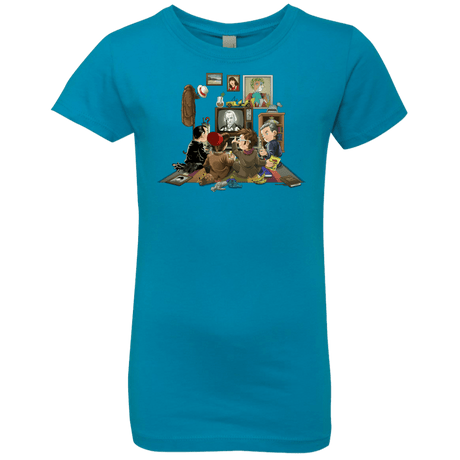 T-Shirts Turquoise / YXS 50 Years Of The Doctor Girls Premium T-Shirt