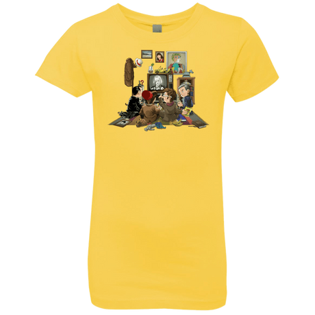 T-Shirts Vibrant Yellow / YXS 50 Years Of The Doctor Girls Premium T-Shirt