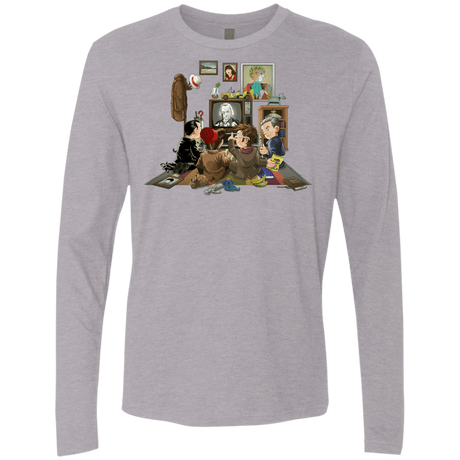 T-Shirts Heather Grey / Small 50 Years Of The Doctor Men's Premium Long Sleeve