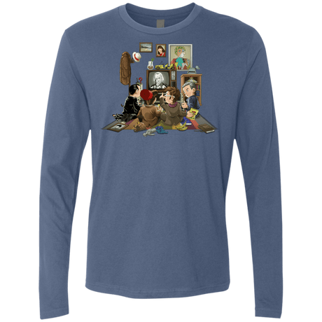 T-Shirts Indigo / Small 50 Years Of The Doctor Men's Premium Long Sleeve