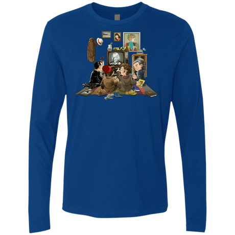 T-Shirts Royal / Small 50 Years Of The Doctor Men's Premium Long Sleeve