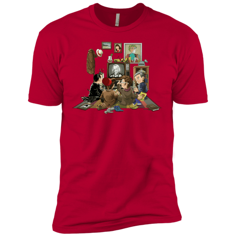 T-Shirts Red / X-Small 50 Years Of The Doctor Men's Premium T-Shirt