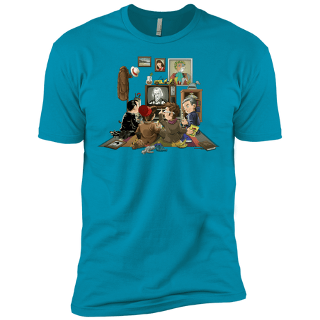 T-Shirts Turquoise / X-Small 50 Years Of The Doctor Men's Premium T-Shirt