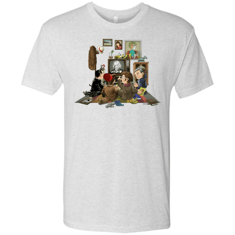 T-Shirts Heather White / Small 50 Years Of The Doctor Men's Triblend T-Shirt