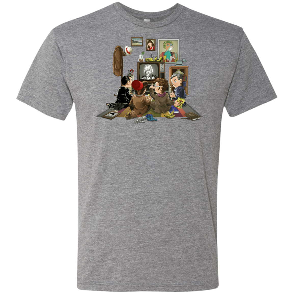 T-Shirts Premium Heather / Small 50 Years Of The Doctor Men's Triblend T-Shirt