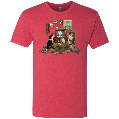 T-Shirts Vintage Red / Small 50 Years Of The Doctor Men's Triblend T-Shirt