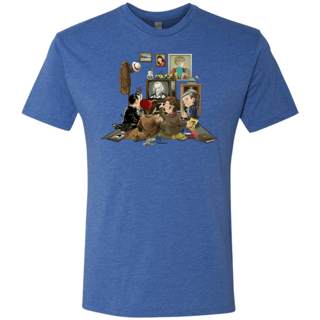 T-Shirts Vintage Royal / Small 50 Years Of The Doctor Men's Triblend T-Shirt