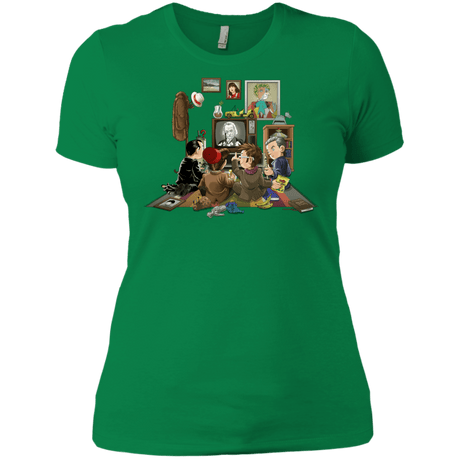 T-Shirts Kelly Green / X-Small 50 Years Of The Doctor Women's Premium T-Shirt