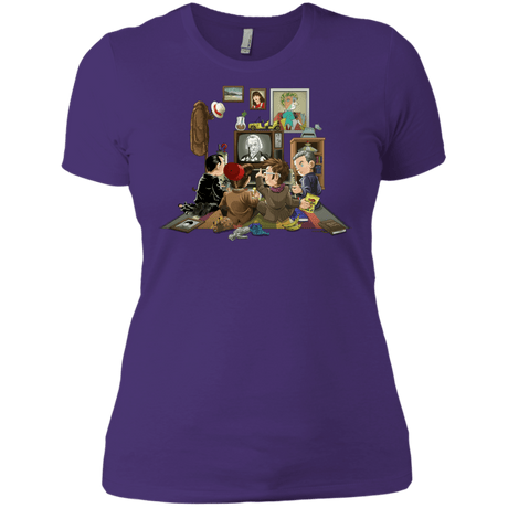 T-Shirts Purple / X-Small 50 Years Of The Doctor Women's Premium T-Shirt